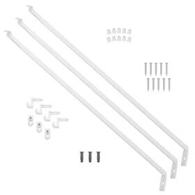 Closetmaid 445043425404 Fixed Mount All-in-one Hardware Kit For 20 Inch D X 72 W Wire Shelving