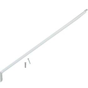 Closetmaid 445047046018 Fixed Mount White Steel 23.5 Inch L Standard Support Bracket For 20- Deep Wire