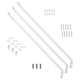 Closetmaid 726084072800 Fixed Mount All-in-one Hardware Kit For 16 Inch D X 72 W Wire Shelving