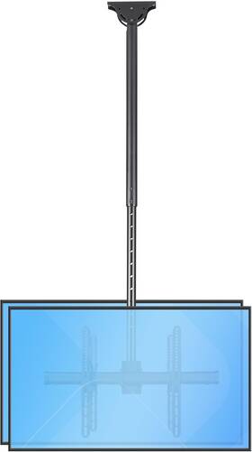 .com 711181171013 Dual Tv Ceiling Mount Hanging 2 Screen Vesa Pole For 32 Inch -75 Display