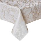 Cominhkpr136304 Colorbird Scroll Damask Jacquard Tablecloth Spillproof Waterproof Fabric 745750106182