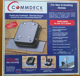 03512004-502 Commdeck Antenna Mounting System Black 0170 Blk New In Box