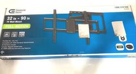1006316038 Commercial Electric Full Motion Wall Mount For 32 Inch - 90 Tvs New