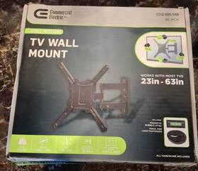 1010655559 Commercial Electric Electric-full Motion Tv Wall Mount Bracket For 23 Inch - 63 Tvs