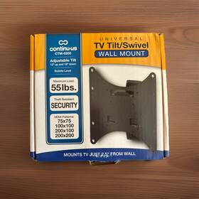 Ctm-0200 Continu.us Universal Small Tv Monitor Wall Mount Rv Swivel And Tilt Vesa