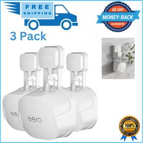 Te013 Coolwufan 705353481826 Outlet Wall Mount Holder For Eero 6 Or Mesh Wi-fi System 3 Pack