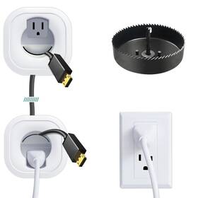 Coovie-9-x Coovie In-wall Cable Management Kit Cord Hiding For Wall Hide Tv Wires When Mounti