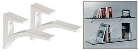 Crl Sc75w C.r. Laurence White - Aluminum Shelf Bracket 3 Inch X 3/4 Gloss