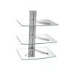 Cs303s Floating Wall Mounted Shelf With Transparent Silver