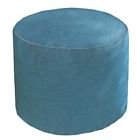Csp22rdcl Core Covers Sunbrella Round Pouf Cast Lagoon 852387006133