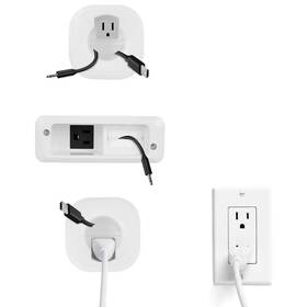 Cyelars 757196316551 Upgrade In Wall Cable Management Kit For Tv And Soundbar - Cord Concealer Pow