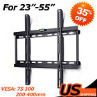 Da-81nw Tv Wall Mount Bracket Stand Fixed Flat Slim Universal