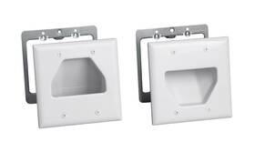 Data Comm 012302005232 Datacomm Electronics 503332whkit Flat Panel Tv Cable Organizer Kit White