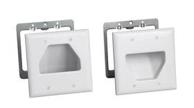 Data Comm 971482739538 Datacomm Electronics 50-3332-wh-kit Flat Panel Tv Cable Organizer Kit - White