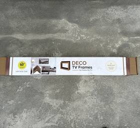 Frm-sf-p9002-50-2024 Deco My Tv 50 Inch Bezel For Samsung The Frame 2021-2024 Vintage Oak