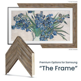 Frm-sf-d5179-75-2021 Deco Tv Frames Customizable Frame For Samsung The 2021 75inch Distressed