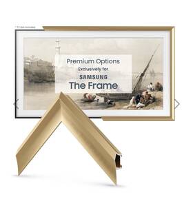 Frm-al-pr-gld-55-2021 Deco Tv Frames 55 Inch Alloy Prismatic Frame For Samsung The 2021-2025