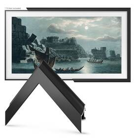 Frm-al-sc-gld-75-2021 Deco Tv Frames 75 Inch Alloy Scoop Frame For Samsung The 2021-2024
