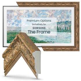 Frm-sf-p5082-55-2021 Deco Tv Frames 55 Inch Customizable Frame For Samsung The Tuscan Copper
