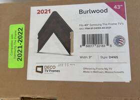 Frm-sf-p6144-43-2021 Deco Tv Frames 43 Inch Slim Frame For Samsung The 2021-2025