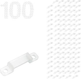 Demasled 747565815693 Pack Led Strip Light Mounting Brackets Clips 10mm White