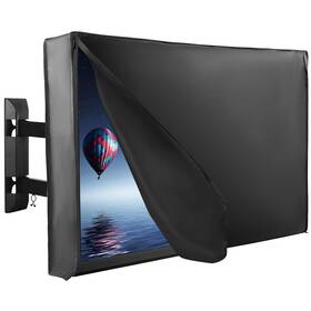 Uk-doc-tvz55 Docepert Outdoor Tv Cover 52-55 Inches Waterproof And Weatherproof Wit
