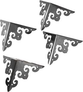 0013830rk Dophee 4pcs Vintage Decorative Corner Protectors Antique Brass Bronze