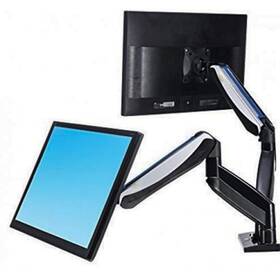 Dald0002c0009 Doppy 22 Inch -27 Dual Monitor Stand Height Adjustable For 2 Monitors