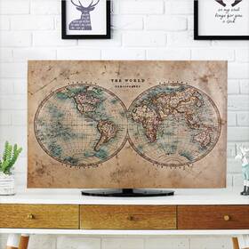 Dyagsio Lj#cj28-dsfcz#240530#1pcmap Personalized Tv Dust Cover Type 55 Inch Lcd Led Customized With Photo Log