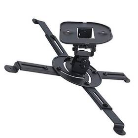 8541617963 Dynavista Full Motion Universal Projector Ceiling Mount Black-with Extendable Arms