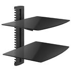 E-1082 Cmple Tier Dual Glass Shelf Wall Mount Bracket 848076016200