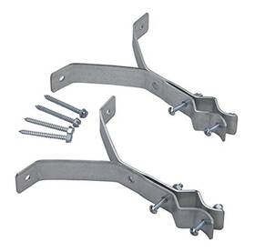 Easy-up 636134500309 6 In Wall Mount Antenna Mast Bracket Y Type 2 Kits Galvanized Steel Travel