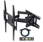 Eb-003a Articulating Dual Arm Tilt Tv Wall Mount Bracket 704342120678