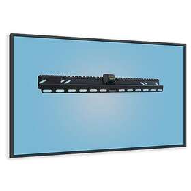 Echogear 793795533845 No Drill Tv Mount For Drywall - Slim Stud Design Holds Tvs Up To 100lbs Wi