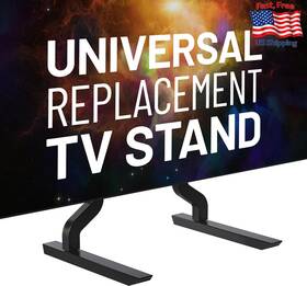 B0cfyl6fsk Echogear Premium Tv Stand For 55 Inch -86 Screens - Angled Feet 100lbs Capacity