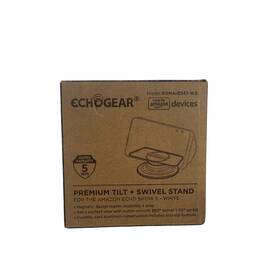 Egma-ess1-w2 Echogear Premium Tilt And Swivel Stand For Echo Show 5 White New