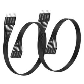 Ep000164 Elfjmzp 2-pack Motherboard Front Panel Extension 12.6 Inches Black 30