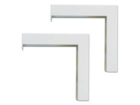 Zvmaxlb12-w Elite Screens B00fetuncw 12 Extended Wall/ceiling Brackets - White 2-pack
