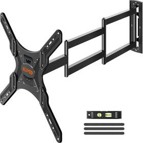 3018 Elived Long Arm Tv Wall Mount For Most 26-65 Inch Tvs 37.4 Black