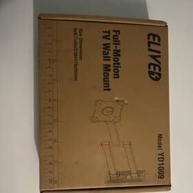 Yd1009 Elived Full Motion Tv Wall Mount Black Vesa 75x75 100x100