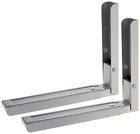 Em60s-a Avf Universal Microwave Brackets Set Of Silver 752752196097