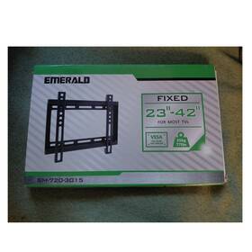 Emerald Sm-720-3015 Fixed Tv Wall Mount 23-42in Extra Slim 0.8in Vesa Up To 200x200