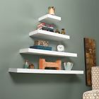 En7363 Southern Floating Wall Enterprises Chicago Shelf White 36