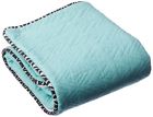 Eo11-1889a Echo Design Kalea Textured Cotton Quilted Euro Sham 675716724719