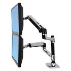 Erg45248026 45248026 Ergotron Lx Dual Stacking Arm Polished 698833012545