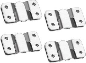 Es-08 Esino Flush Mount Bracket Headboard Wall Mounting Brackets-56 X 30mm Interlocking Han