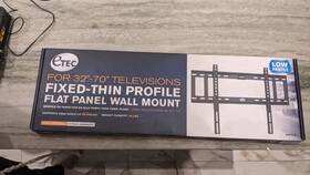 Ext4080 Etec Exf3270 Low Profile Wall Mount For Most 40 Inch -80 Flat Panel Tv