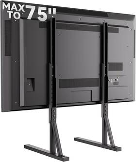 A-22-75 Ezise Universal Tv Stand Legs For 35-75 Inch Lcd/led/oled Tvs Tabletop Black
