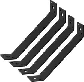 Mw94-b-t4 Fanmao 4 Pcs 7-1/8 Inch X 1-1/2 Inside Mount 45-degree Black