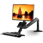 Fc35-blk-fba North Bayou Desk Mount Workstation Full Motion Universal 689855619645